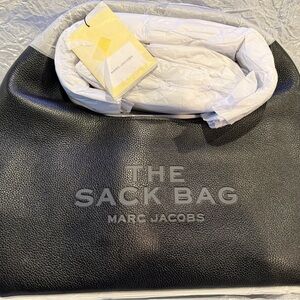 NWT Marc Jacobs Medium Black Sack Shoulder Bag “Guaranteed Authentic”